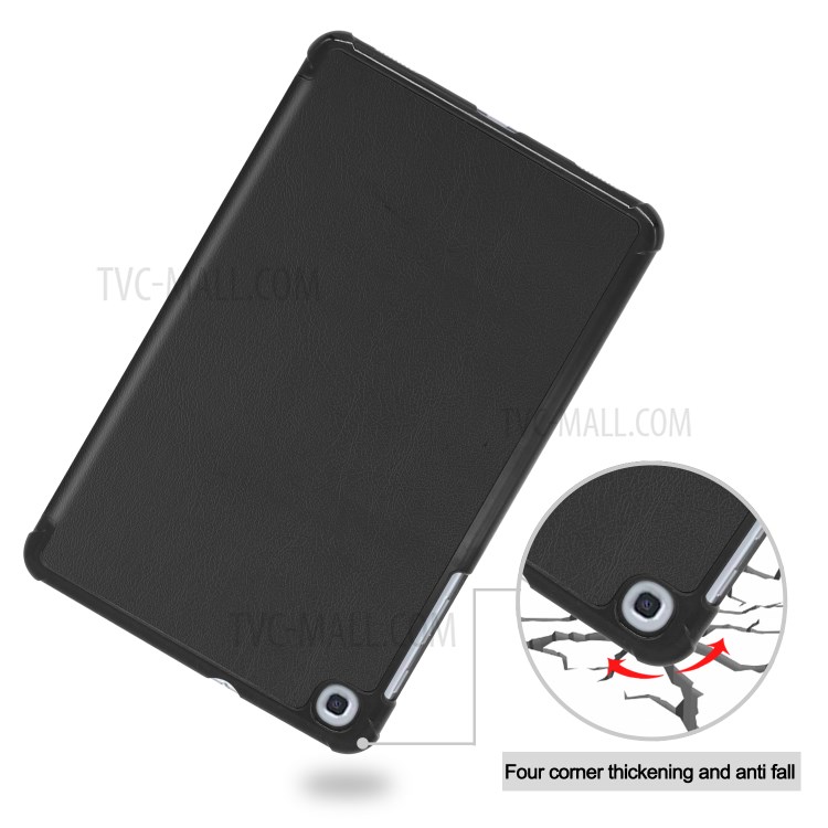 Tri-fold Stand Leather Case for Samsung Galaxy Tab A 8.4(2020) - Black-7