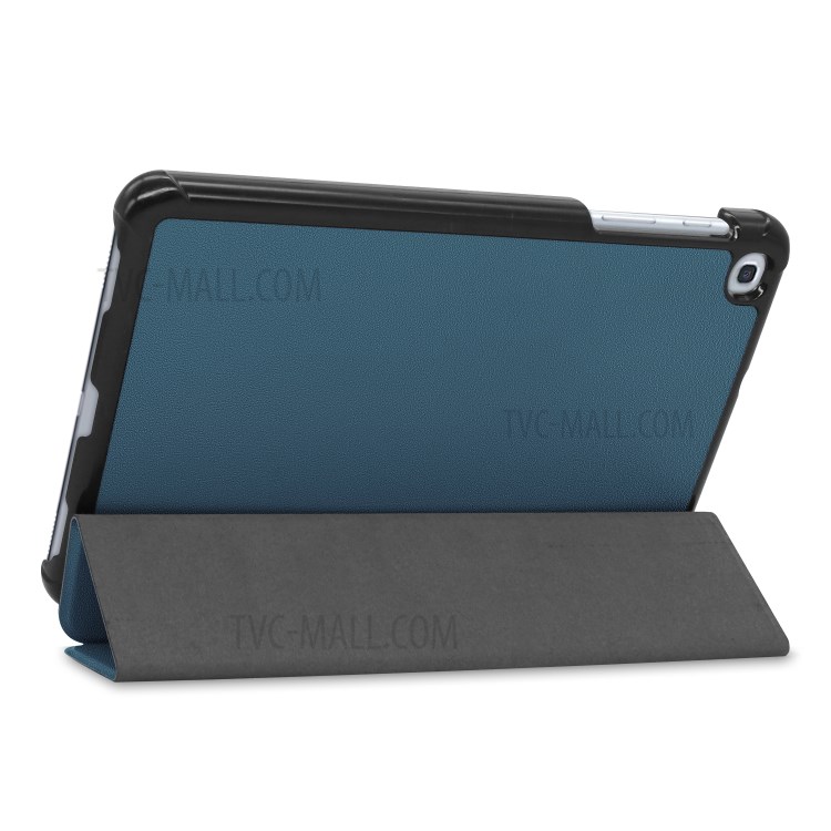 Tri-fold Stand Leather Case for Samsung Galaxy Tab A 8.4(2020) - Dark Green-6