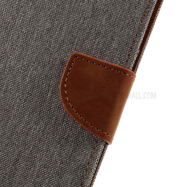 MERCURY GOOSPERY Canvas Diary Leather Wallet Case for Samsung Galaxy S20 Ultra - Grey-8