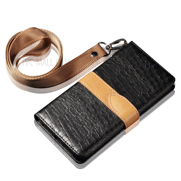 Crocodile Skin Leather Wallet Case for Samsung Galaxy S20 Ultra - Black-5