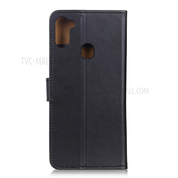 Protective Wallet Leather Stand Case Phone Cover for Samsung Galaxy M11 - Black-2