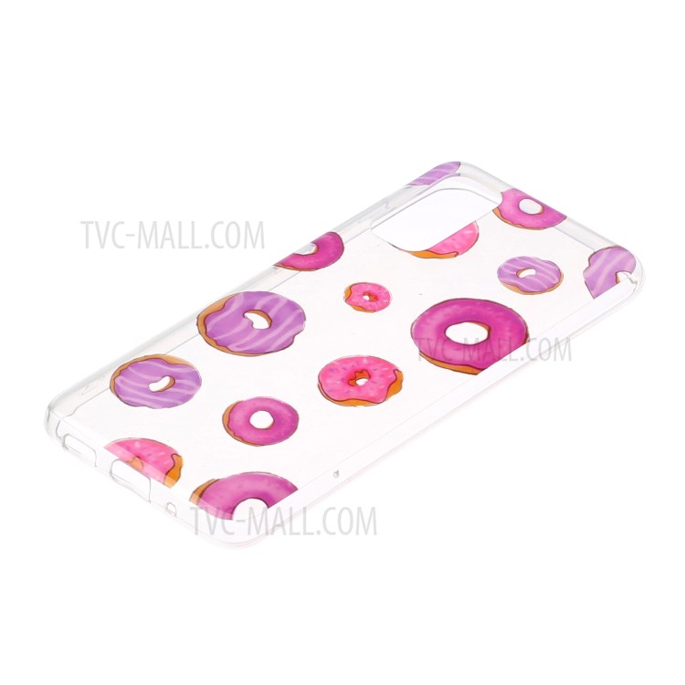 Pattern Printing IMD Design TPU Phone Protection Shell for Samsung Galaxy S20 - Doughnut-2