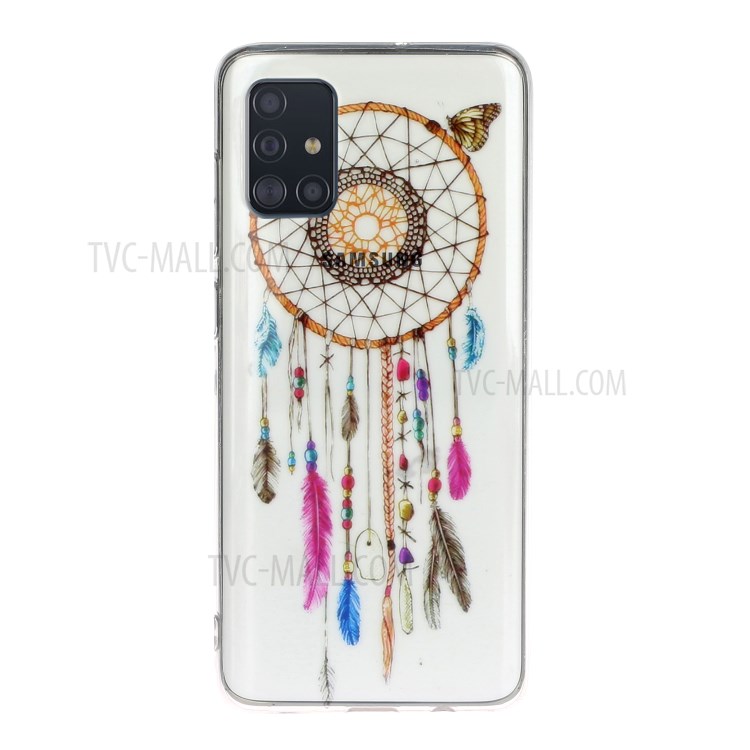 Pattern Printing IMD Design TPU Phone Soft Shell for Samsung Galaxy A71 - Dream Catcher-1