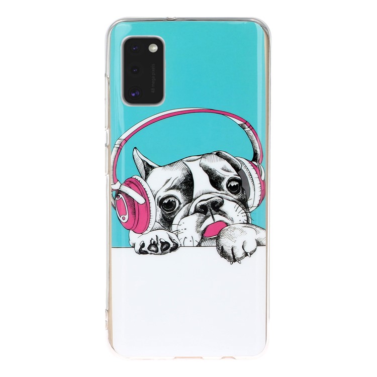 Noctilucent IMD TPU Case for Samsung Galaxy A41 (Global Version) - Dog-1