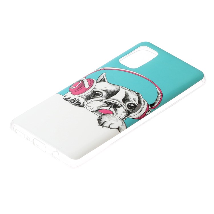 Noctilucent IMD TPU Case for Samsung Galaxy A41 (Global Version) - Dog-2