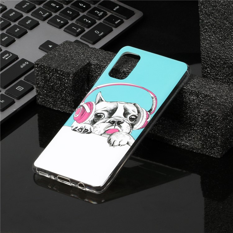 Noctilucent IMD TPU Case for Samsung Galaxy A41 (Global Version) - Dog-4