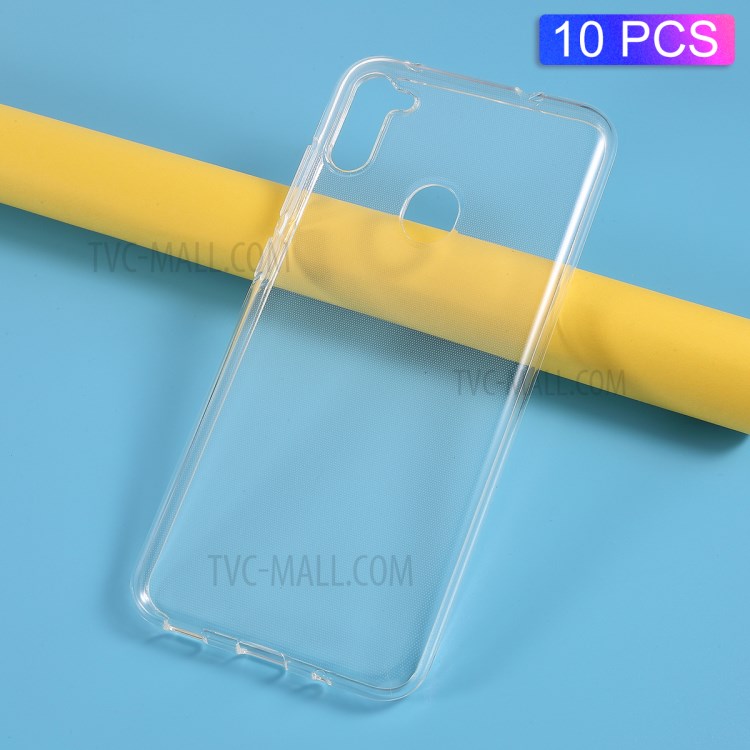 

10PCS Non-slip Inner TPU Protection Cover Case for Samsung Galaxy M11, Galaxy M11