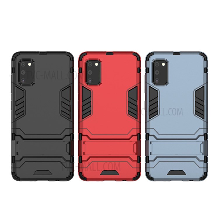 2 En 1 Hybride PC + Étui TPU Béquille Mobile Pour Samsung Galaxy A41 (version Internationale) - Noir-10