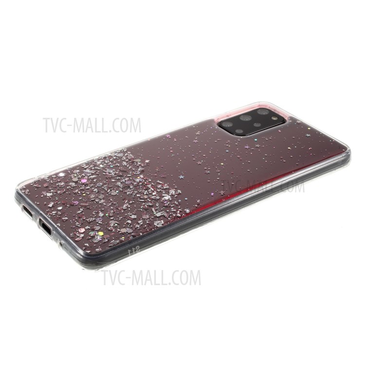 Epoxy TPU Back Case for Samsung Galaxy S20 - Purple-4