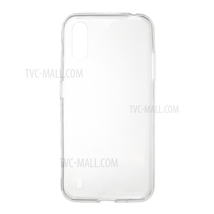 Full Coverage Front + Back Clear TPU Protection Case Cover for Samsung Galaxy A01-6