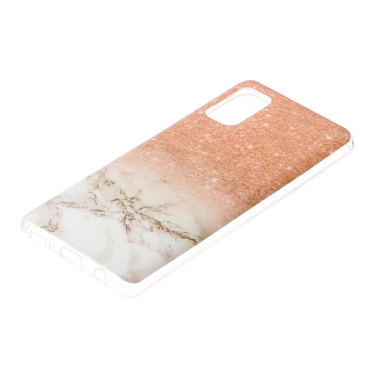 Marble Pattern Printing IMD TPU Phone Shell for Samsung Galaxy A41 (Global Version) - Style B-2