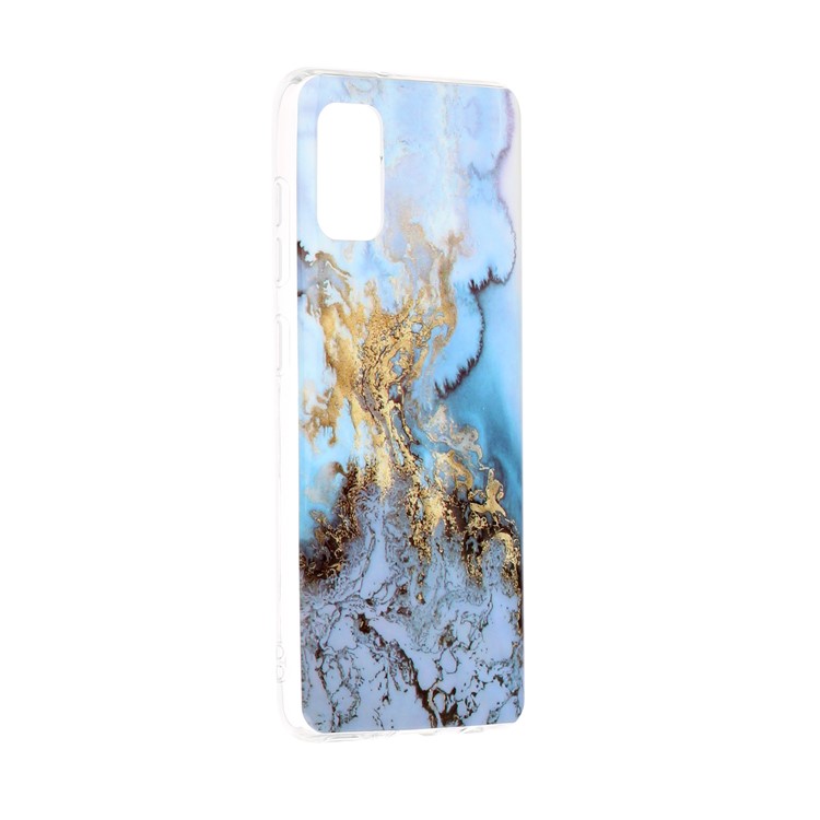 Marble Pattern Printing IMD TPU Phone Shell for Samsung Galaxy A41 (Global Version) - Style C-3