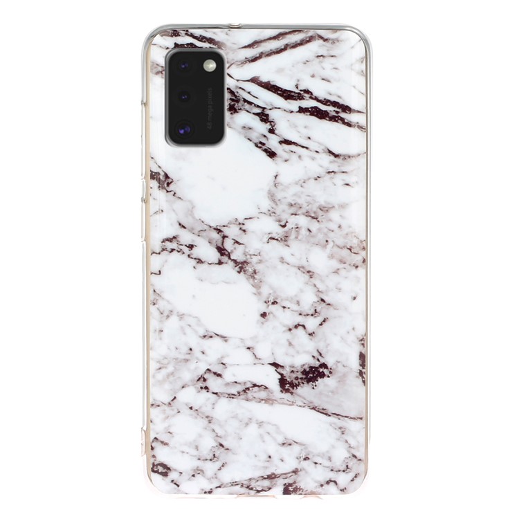 Marble Pattern Printing IMD TPU Phone Shell for Samsung Galaxy A41 (Global Version) - Style K-1