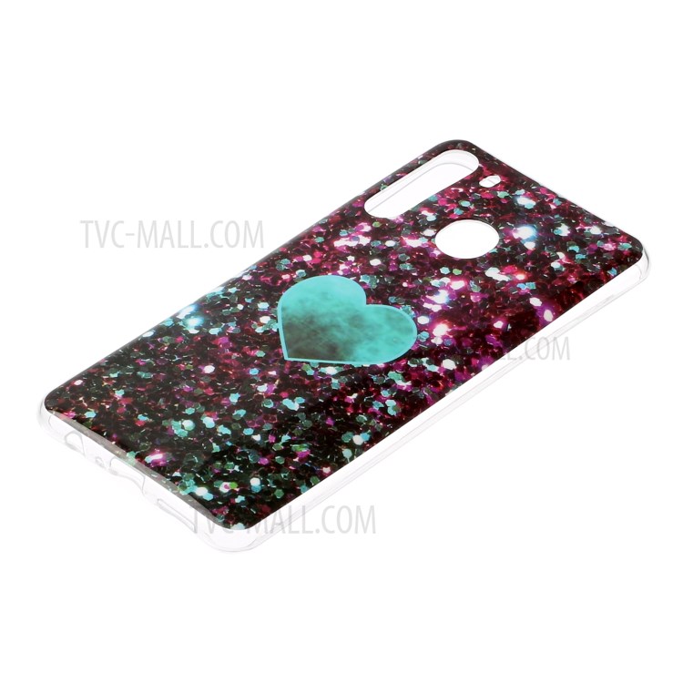 Marble Pattern IMD TPU Phone Cover for Samsung Galaxy A21 - Style A-2