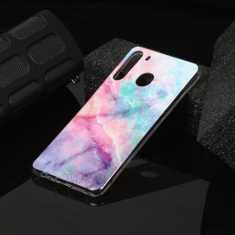 Marmo Modello Della Copertura Del Telefono IMD TPU Per La Galassia A21 - Stile F-4