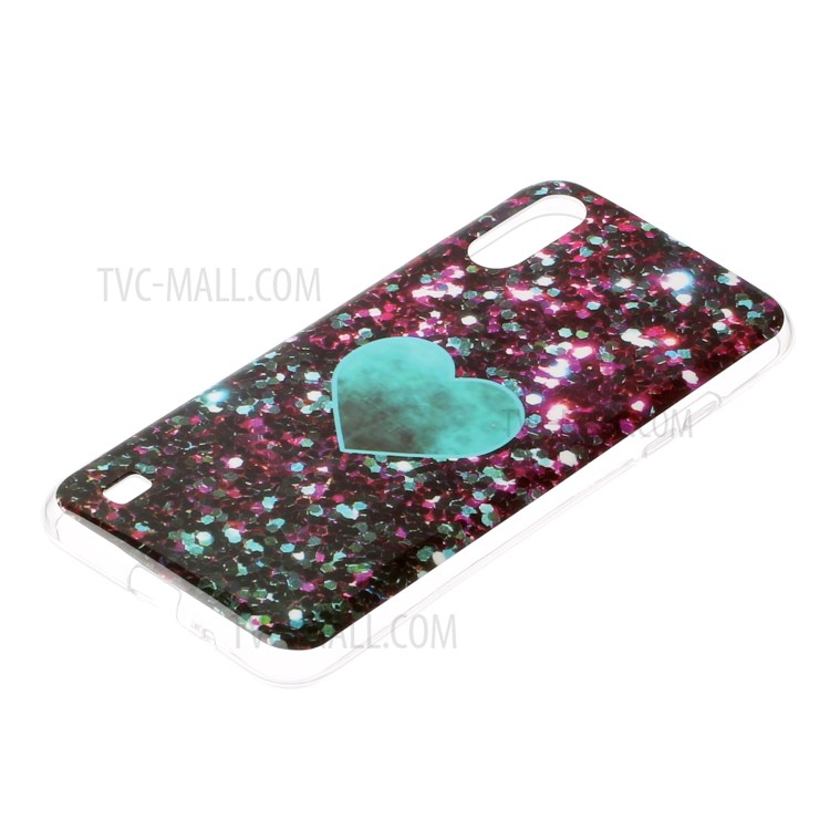 Marble Pattern IMD TPU Phone Shell for Samsung Galaxy A01 - Style A-2