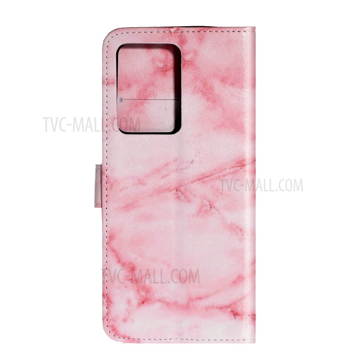 Pattern Printing Magnetic Leather Wallet Cover Phone Case for Samsung Galaxy S20 Plus/S20 Plus 5G - Pink-4