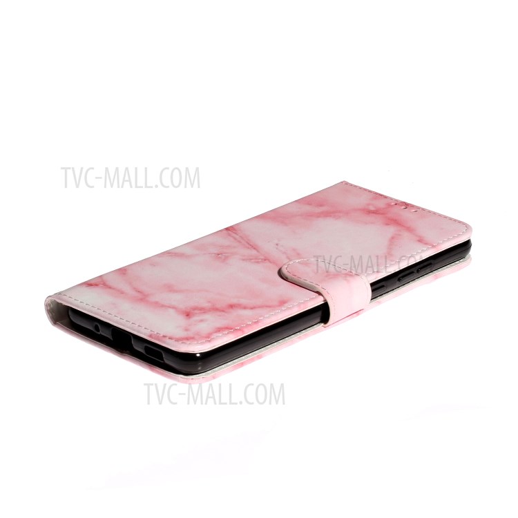Pattern Printing Magnetic Leather Wallet Cover Phone Case for Samsung Galaxy S20 Plus/S20 Plus 5G - Pink-6
