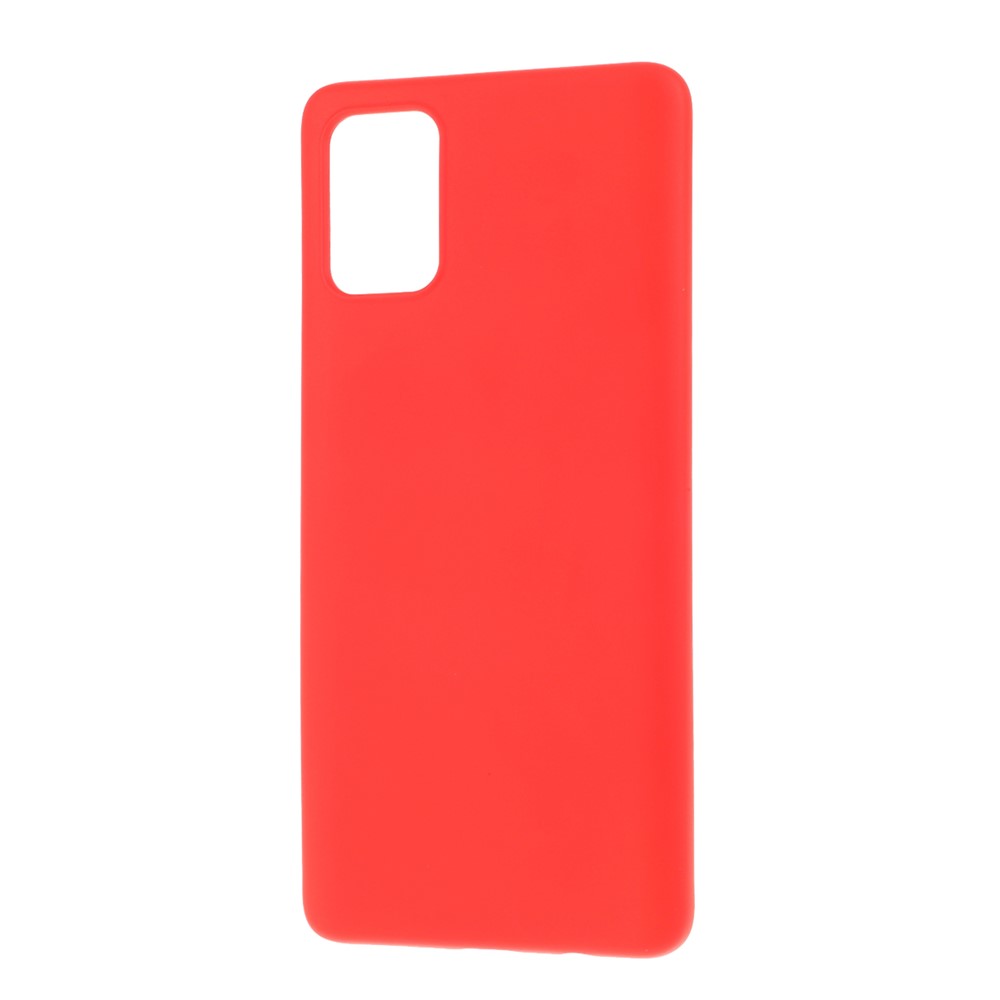 X-LEVEL Dynamic Series Liquid Silicone Soft Cover Phone Shell for Samsung Galaxy A71 SM-A715 - Red-2