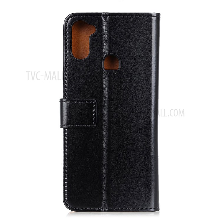 Wallet Leather Stand Case for Samsung Galaxy M11 - Black-3