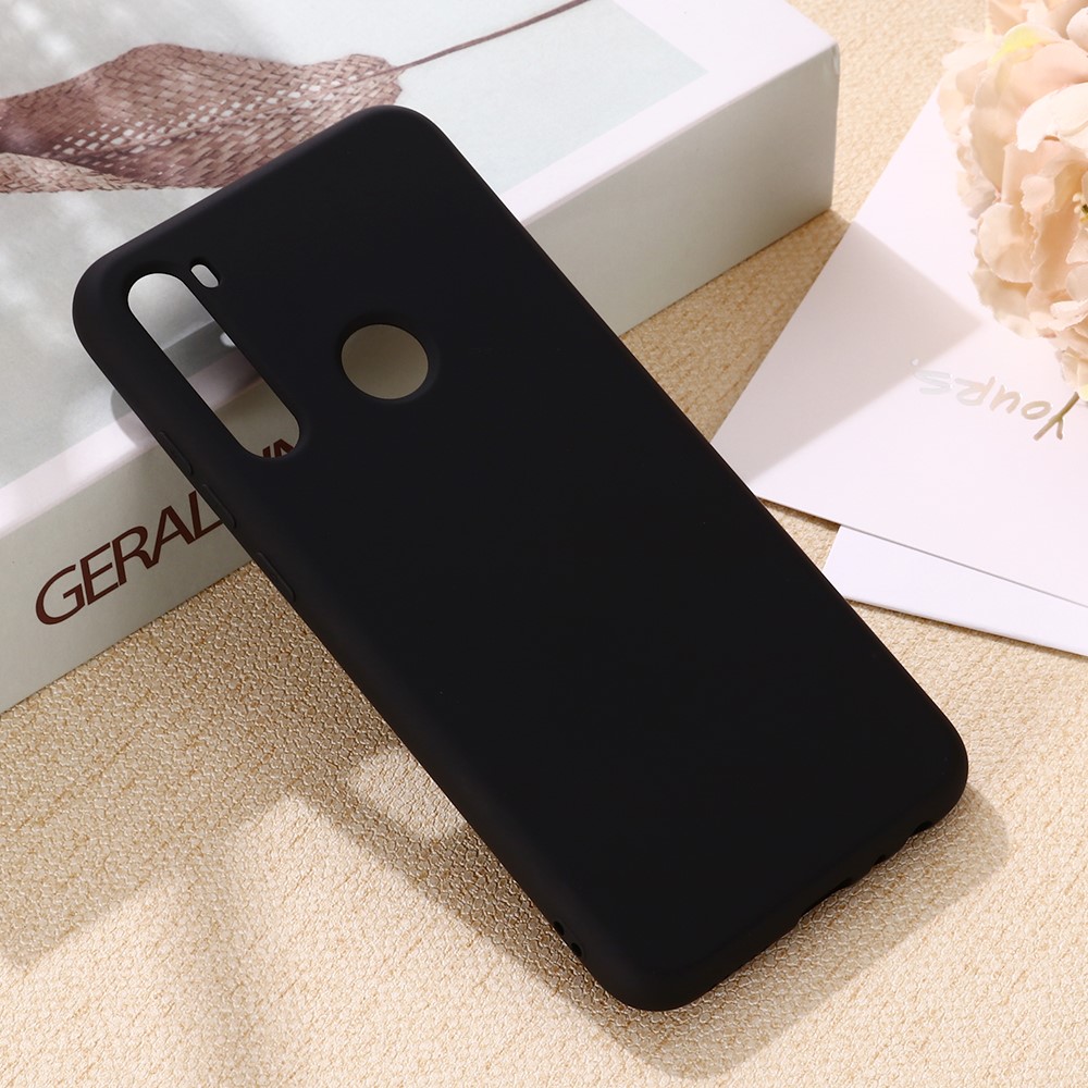 Liquid Silicone Phone Cover for Samsung Galaxy A21 - Black-4