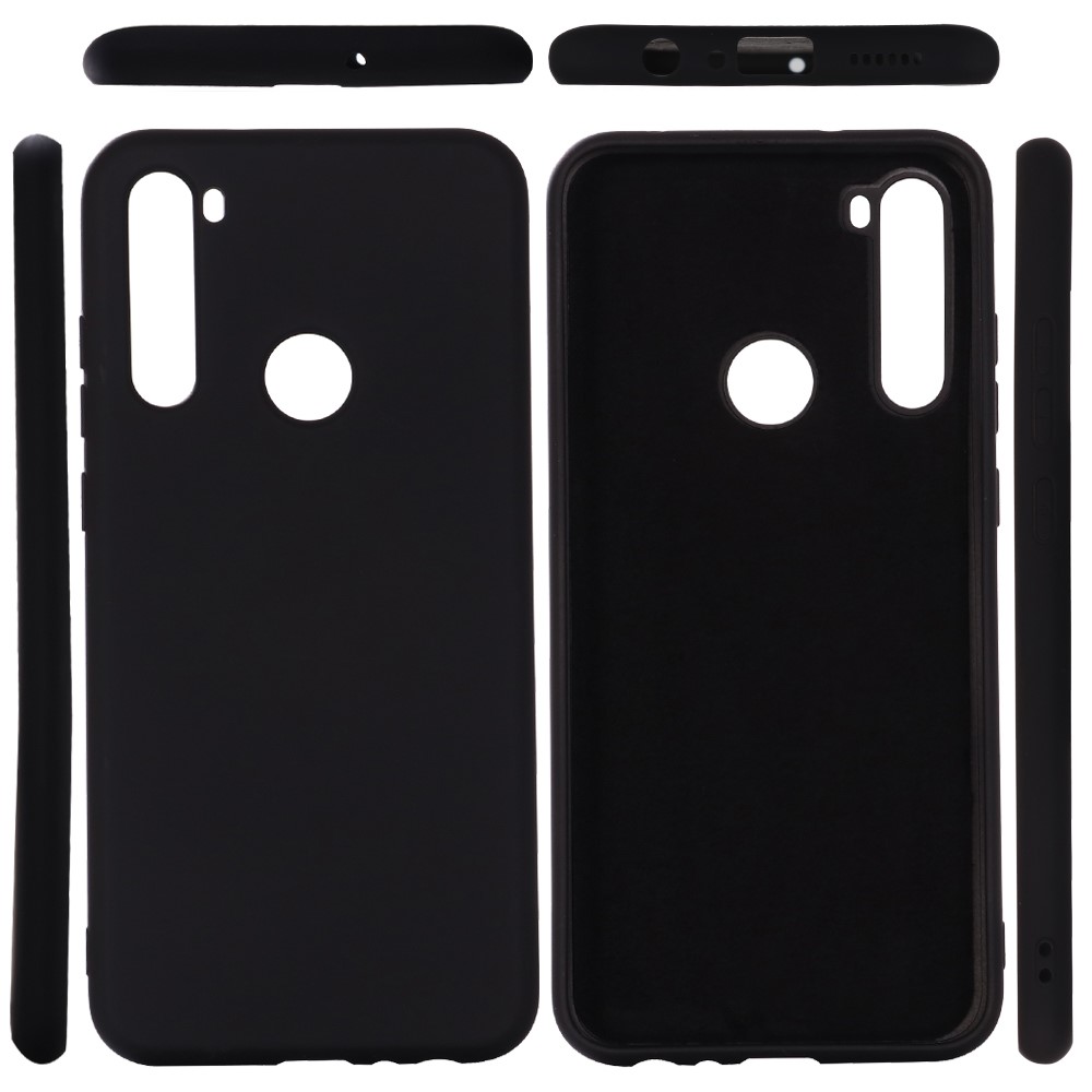 Liquid Silicone Phone Cover for Samsung Galaxy A21 - Black-5