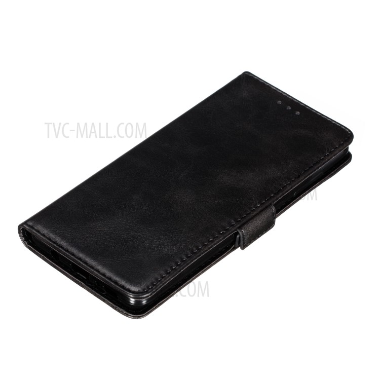 Wallet Leather Stand Phone Case with Lanyard for Samsung Galaxy A51 SM-A515 - Black-7
