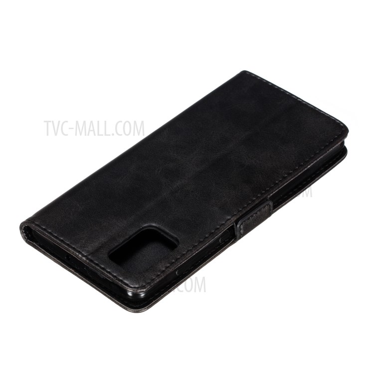 Wallet Leather Stand Phone Case with Lanyard for Samsung Galaxy A51 SM-A515 - Black-8