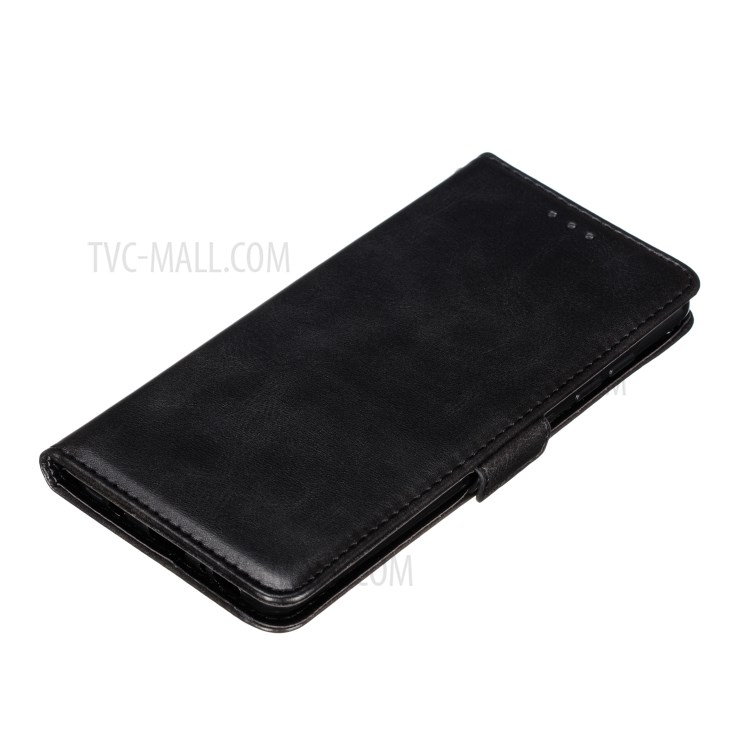 Wallet Leather Stand Phone Shell with Lanyard for Samsung Galaxy A71 SM-A715 - Black-7