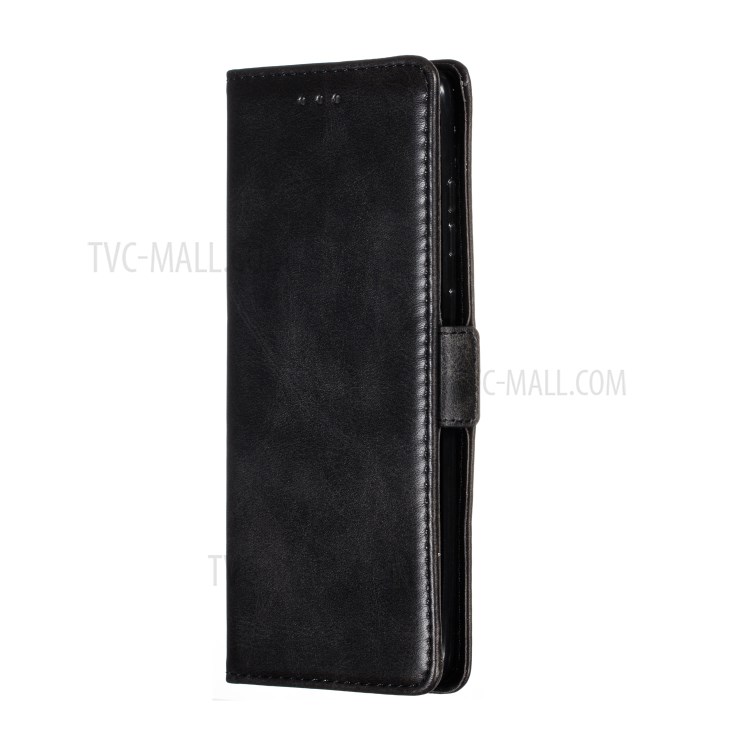 Wallet Leather Stand Phone Casing with Lanyard for Samsung Galaxy S20 Plus - Black-4