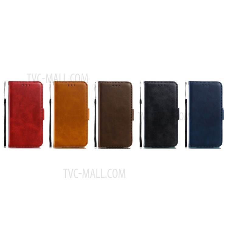 Wallet Leather Stand Case for Samsung Galaxy S20 - Black-15