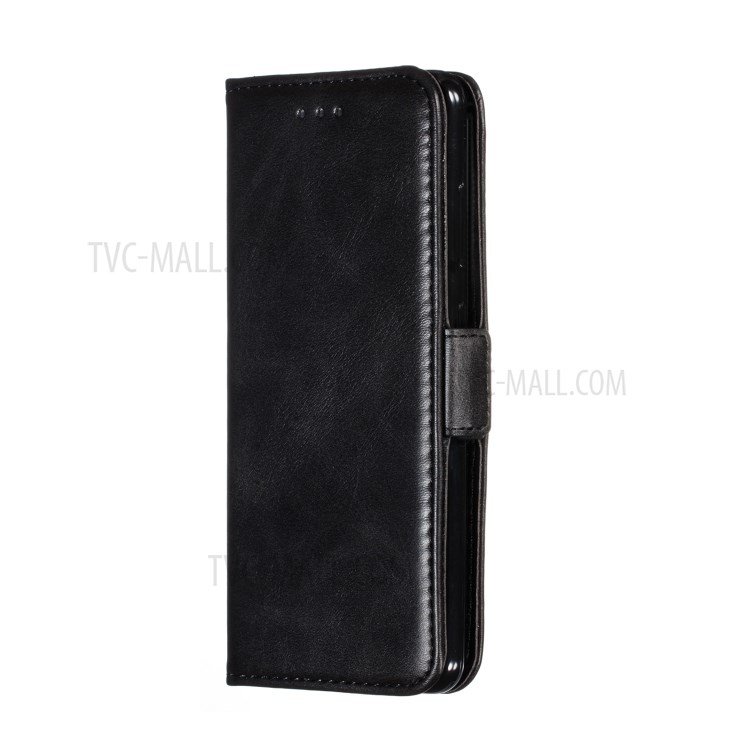 Wallet Leather Stand Case for Samsung Galaxy S20 - Black-4