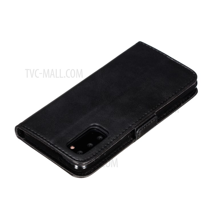 Wallet Leather Stand Case for Samsung Galaxy S20 - Black-8