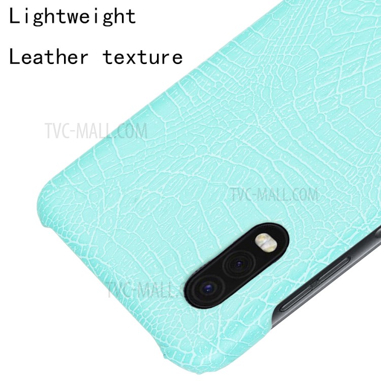 Crocodile Skin PU Leather Coated PC Cover for Samsung Galaxy Xcover Pro - Baby Blue-4