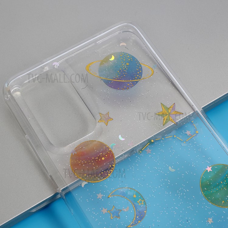 Star Planet Epoxy Soft TPU Protection Cover for Samsung Galaxy S20 Plus-2