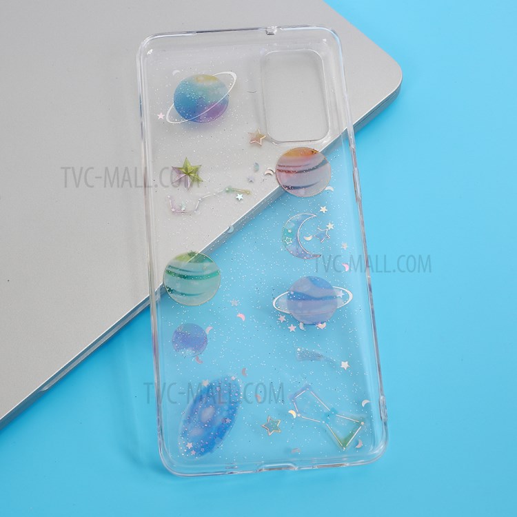 Star Planet Epoxy Soft TPU Protection Cover for Samsung Galaxy S20 Plus-4