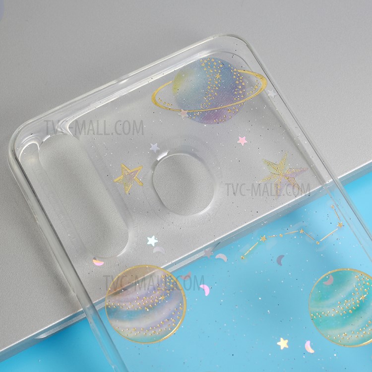 Starry Sky Epoxy Soft Phone Case Cover for Samsung Galaxy A60-2