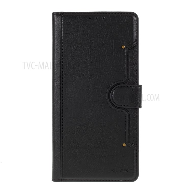 KAIYUE Magnetic Leather Stand Case for Samsung Galaxy A81/Note 10 Lite - Black-2