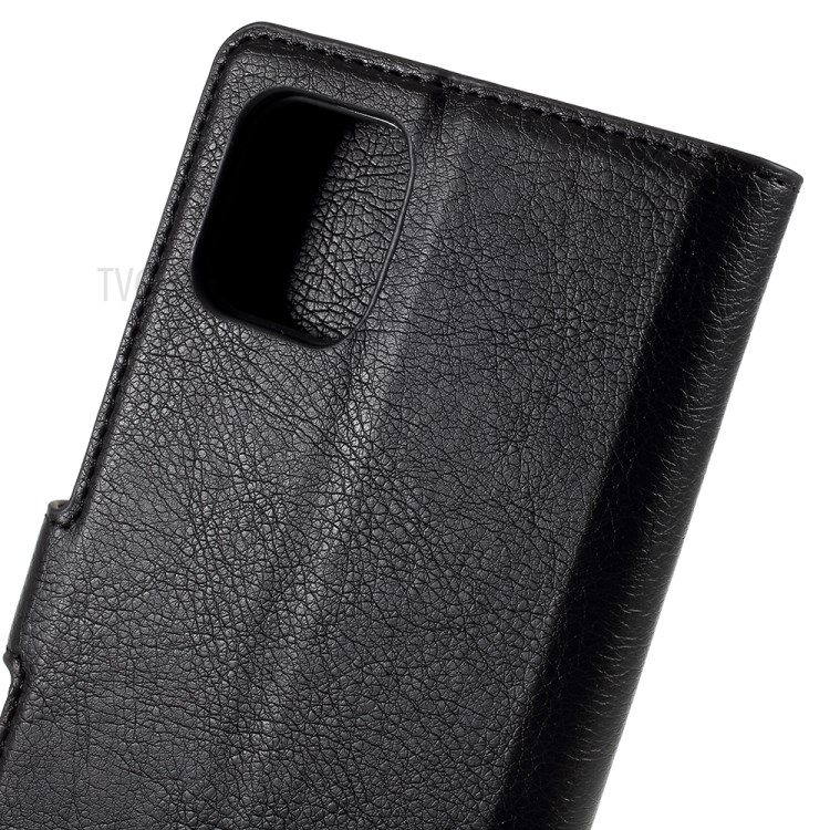 KAIYUE Magnetic Leather Stand Case for Samsung Galaxy A81/Note 10 Lite - Black-4