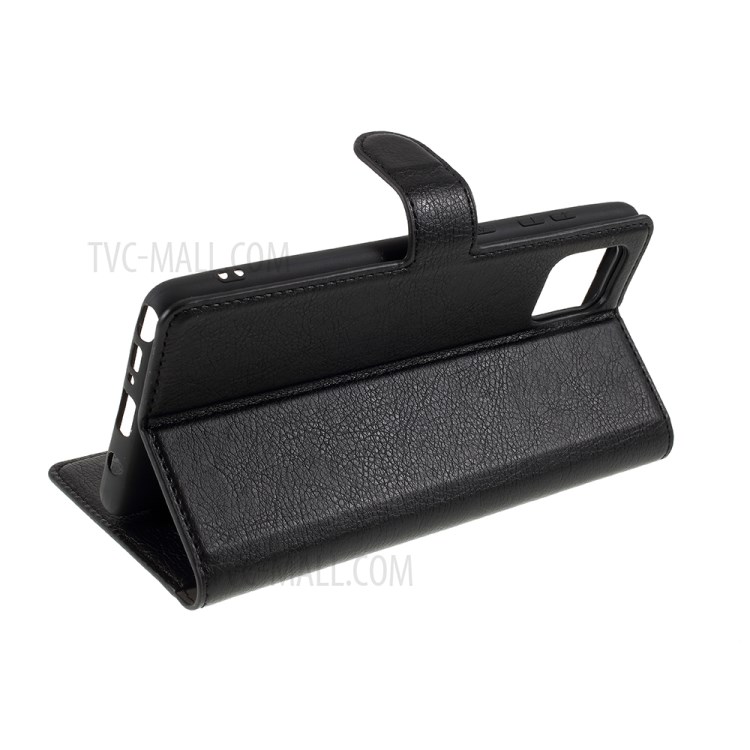 KAIYUE Magnetic Leather Stand Case for Samsung Galaxy A81/Note 10 Lite - Black-7