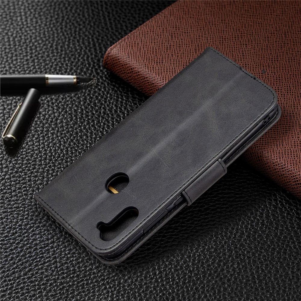 Case de Support en Cuir de Portefeuille Pour Samsung Galaxy A11 (version Ue) / M11 - le Noir