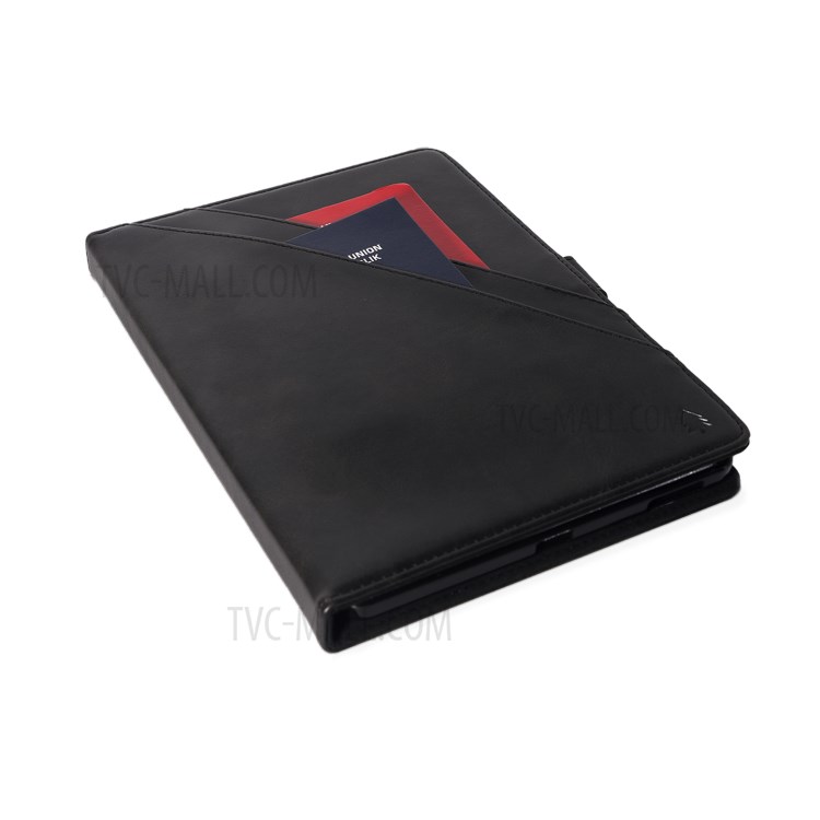 Double Stands Leather Tablet Cover for Samsung Galaxy Tab S6 Lite - Black-8