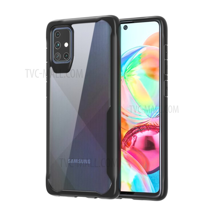 Shock Absorption PC + TPU Hybrid Case Phone Shell for Samsung Galaxy A71 5G SM-A716 - Black-5