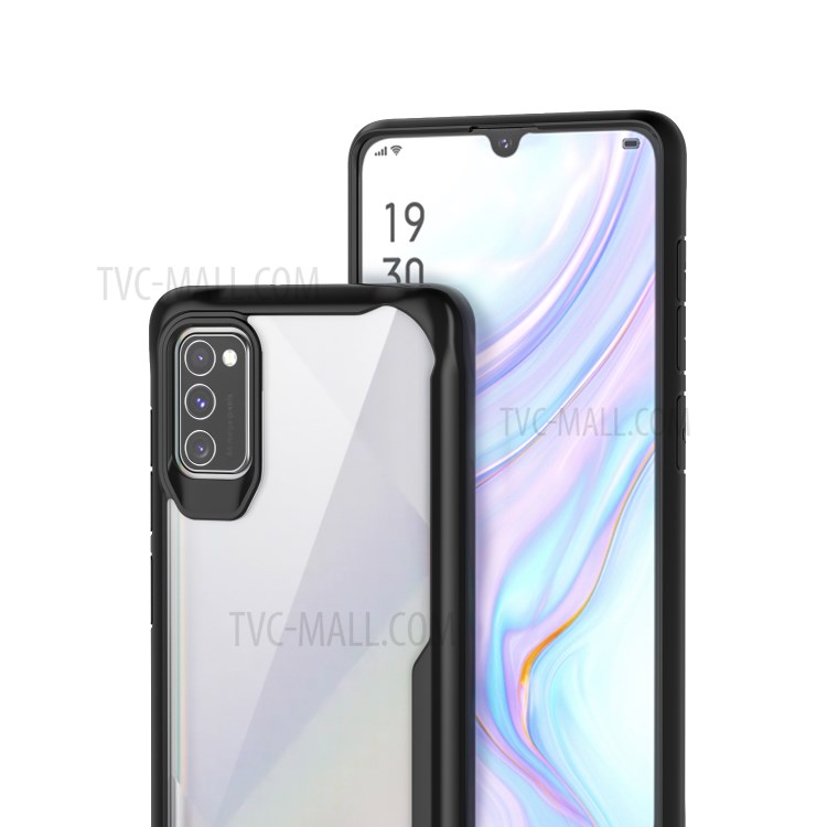 Shock Absorption PC + TPU Combo Cover for Samsung Galaxy A41 (Global Version) - Black-2