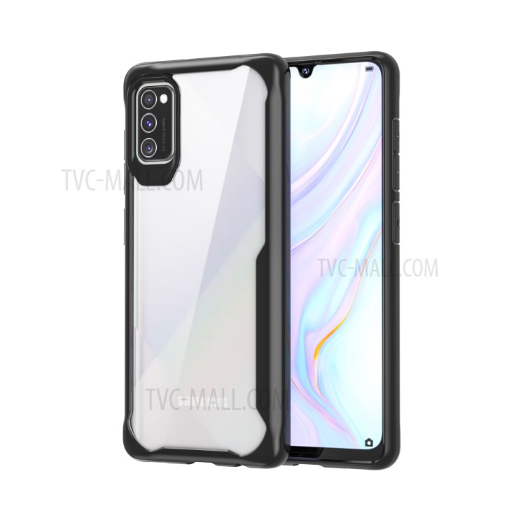 Shock Absorption PC + TPU Combo Cover for Samsung Galaxy A41 (Global Version) - Black-5