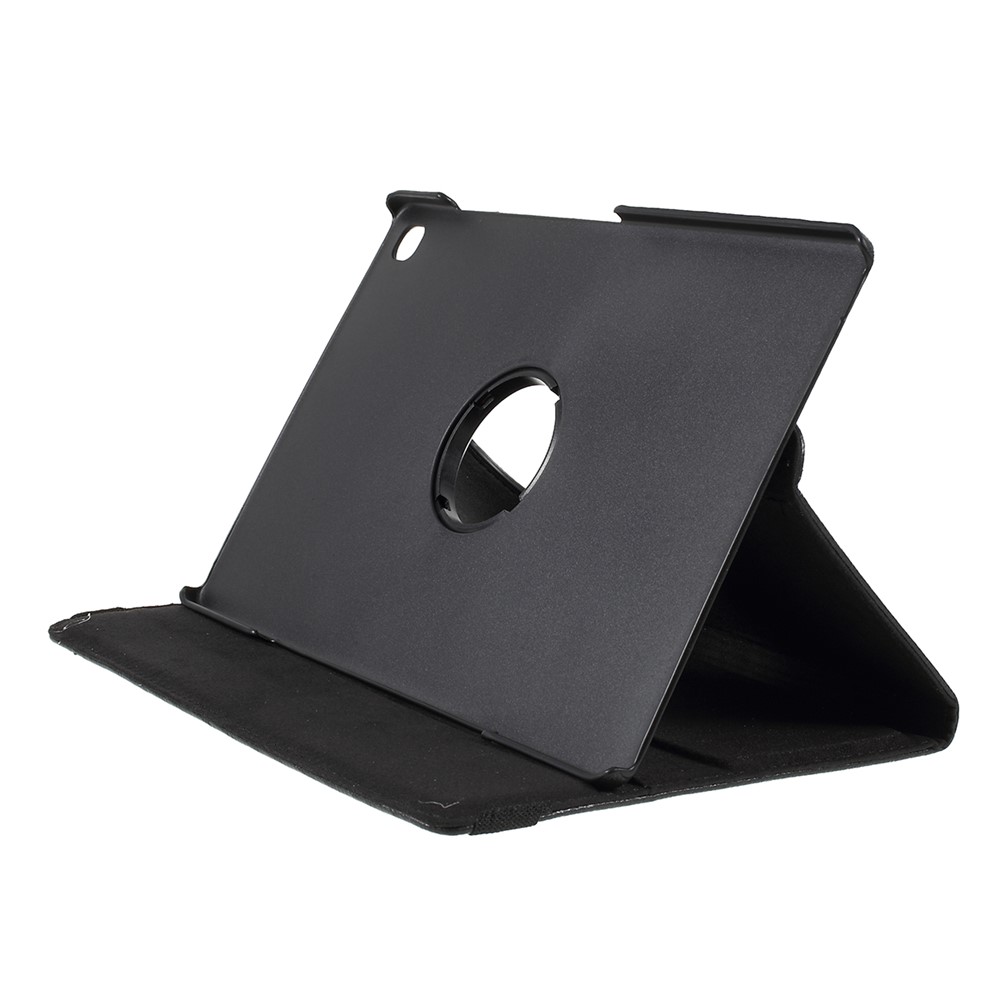 Litchi Texture 360° Swivel Stand Leather Case for Samsung Galaxy Tab S6 Lite - Black-7