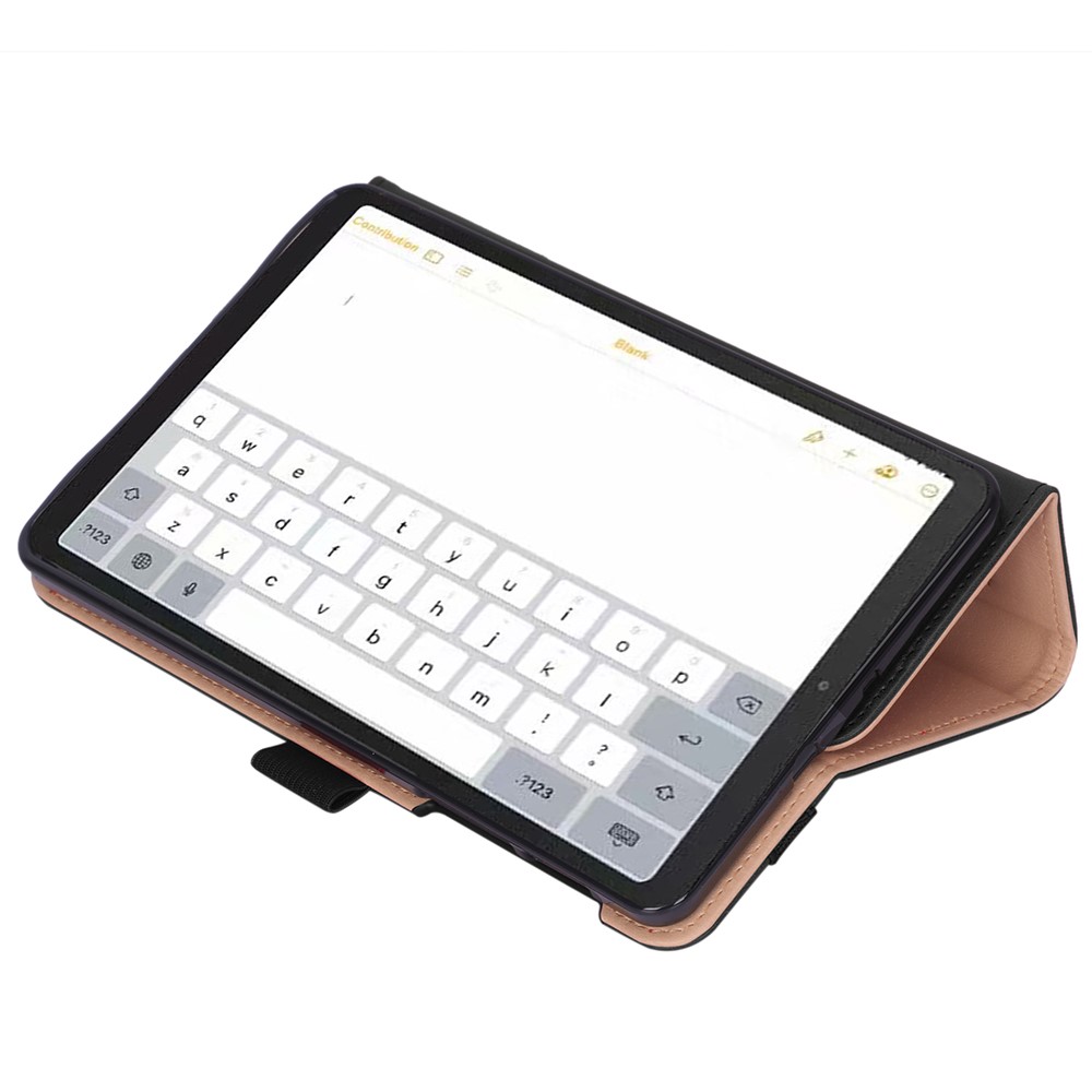 WY-2099 Business Style Leather Handheld Tablet Case Cover Card Holder for Samsung Galaxy Tab A 8.4 (2020) T307 - Black-13