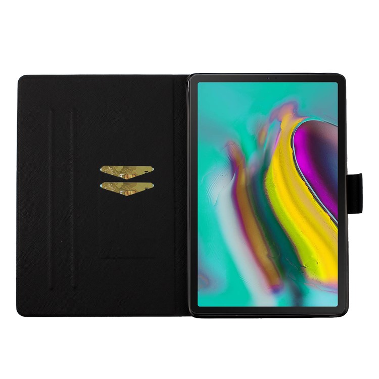 Modèle D'imprimerie Support de Carte en Cuir Case de Carte Pour Samsung Galaxy Tab S6 T860 T865 - Tour Eiffel