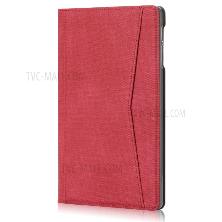 Business Style PU Leather + TPU Tablet Case for Samsung Galaxy Tab A 10.1 (2019) T510 T515 - Red-4