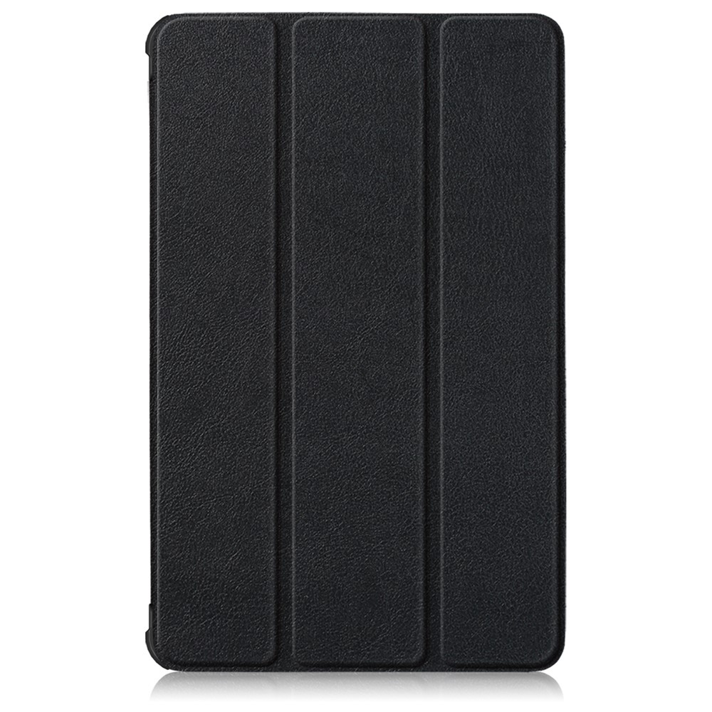 Tri-fold Stand Leather Smart Case for Samsung Galaxy Tab S6 Lite P610/P615 - Black-2